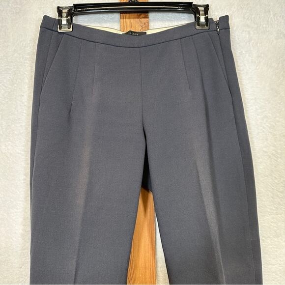 J. Crew Navy Blue Mid‎ Rise Ankle Dress Pants Size 0 - Picture 2 of 13